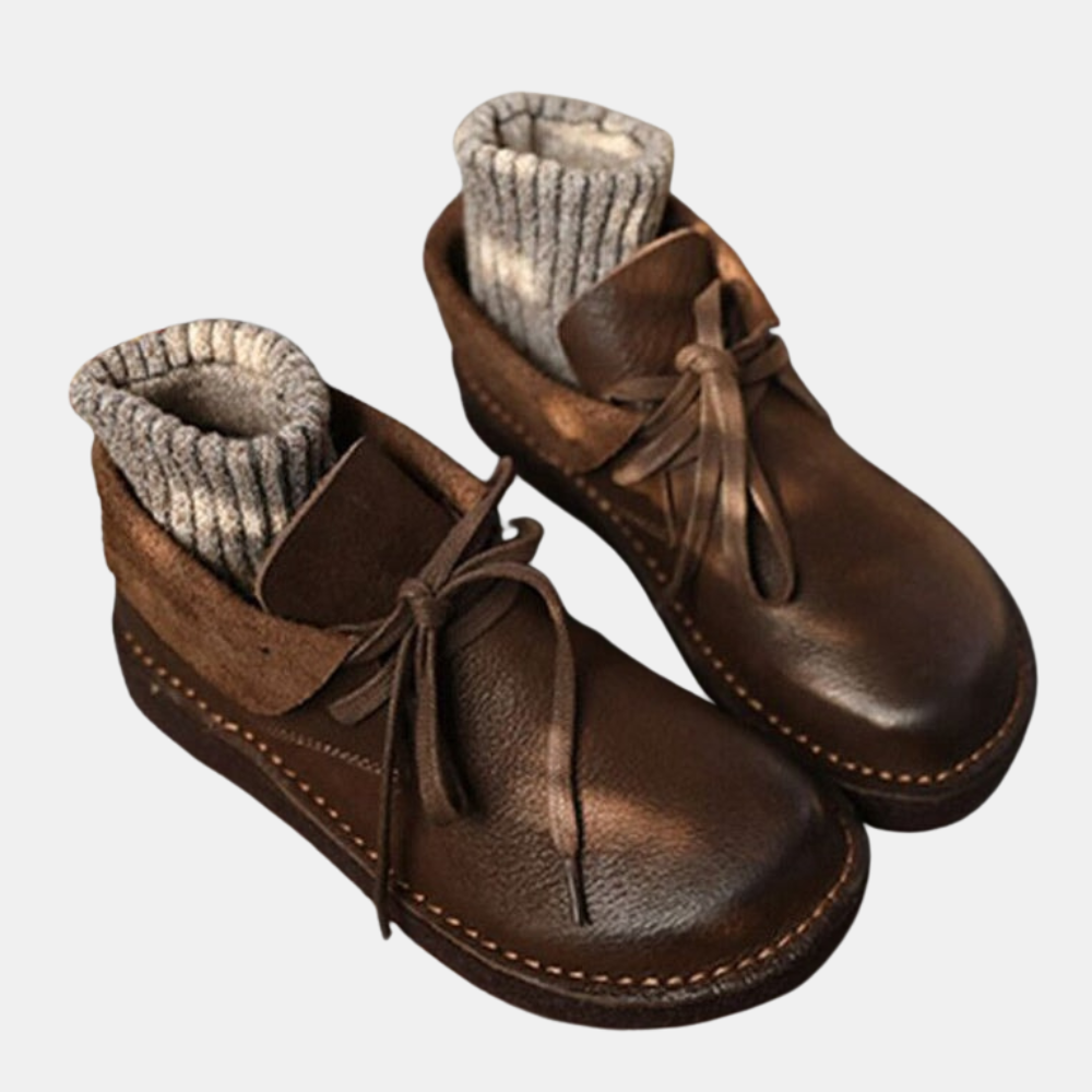 Lillian | Casual Lace Up Ankle Shoes