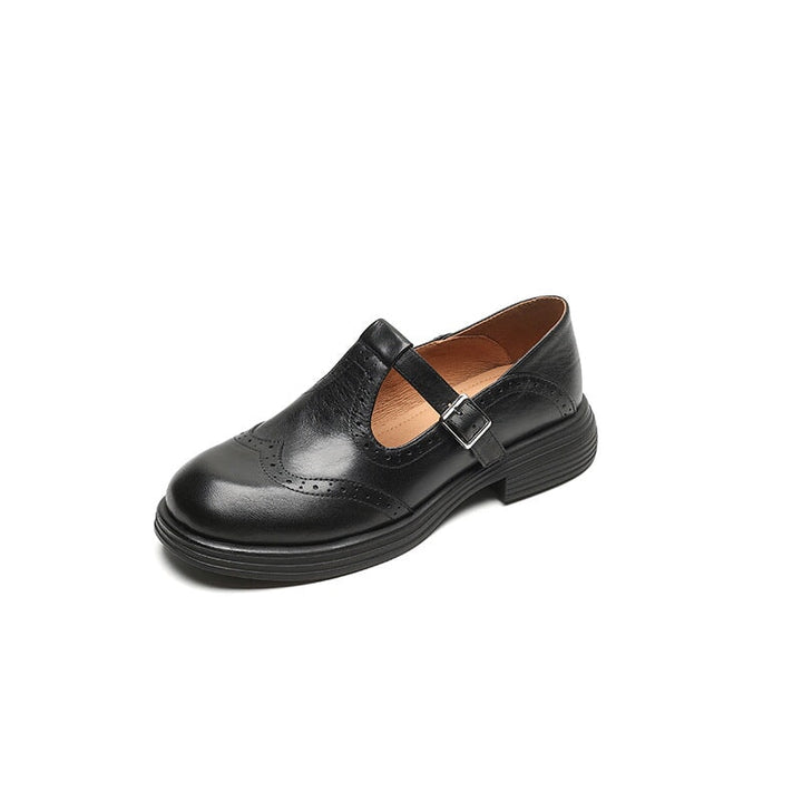 Lillian | Classic Mary Jane Loafers with Strap