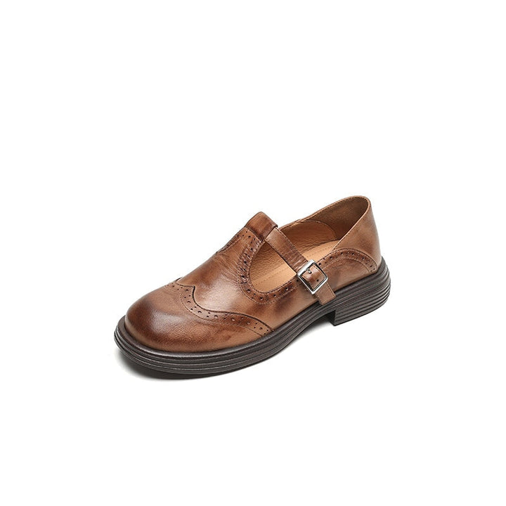 Lillian | Classic Mary Jane Loafers with Strap