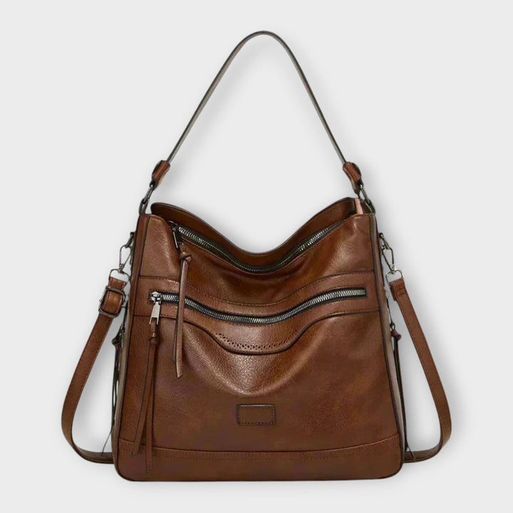 Lina | Shoulder Bag with Multiple Zip Pockets