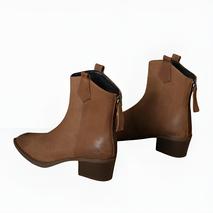 Lurline | Classic Ankle Boots with Block Heel