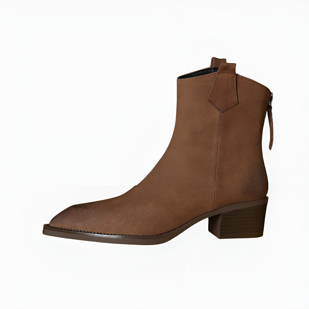 Lurline | Classic Ankle Boots with Block Heel