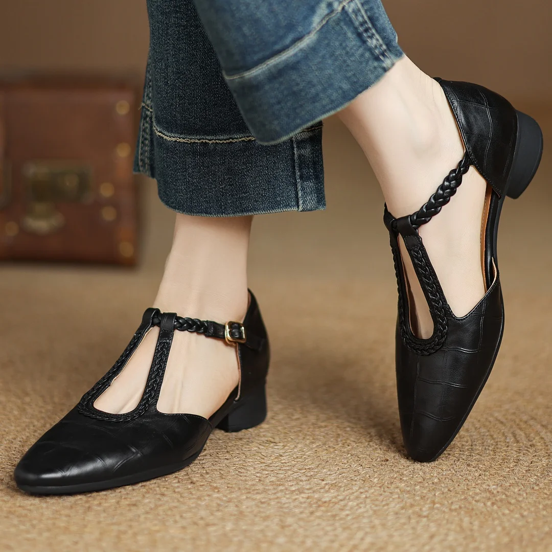 Margot | T-Strap Mary Jane Flats