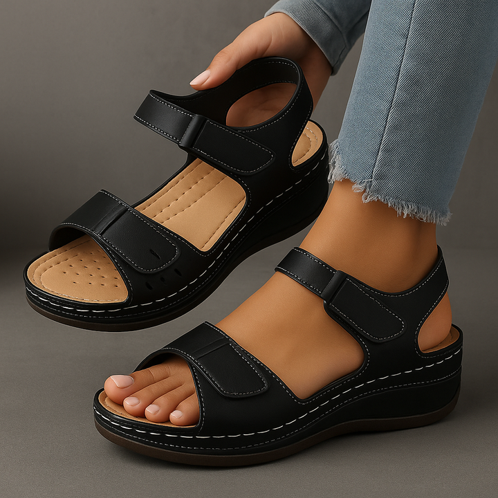 Marivel | Platform Sandals with Adjustable Straps
