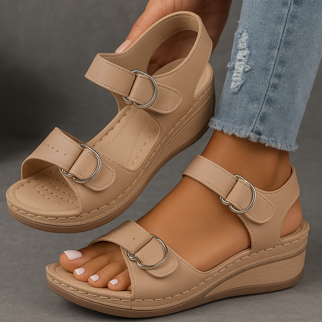 Marivel | Platform Sandals with Adjustable Straps