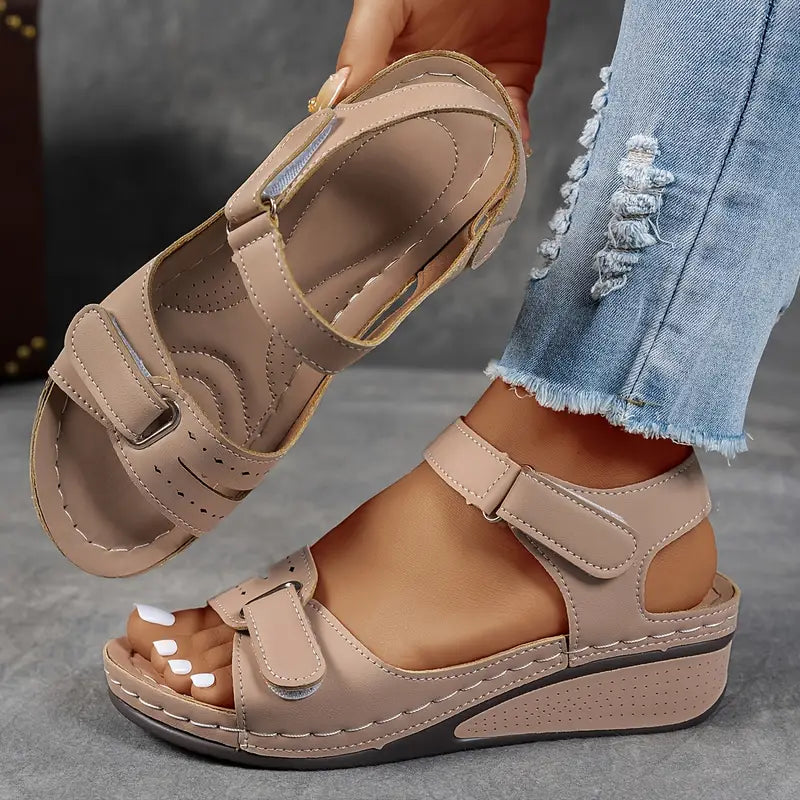 Marivel | Platform Sandals with Adjustable Straps