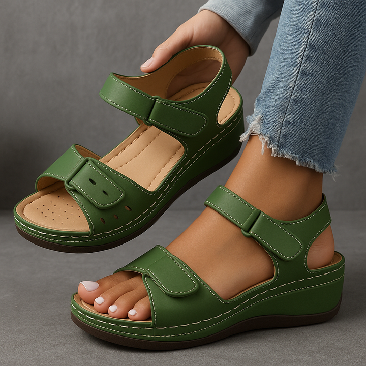 Marivel | Platform Sandals with Adjustable Straps