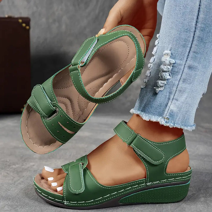 Marivel | Platform Sandals with Adjustable Straps
