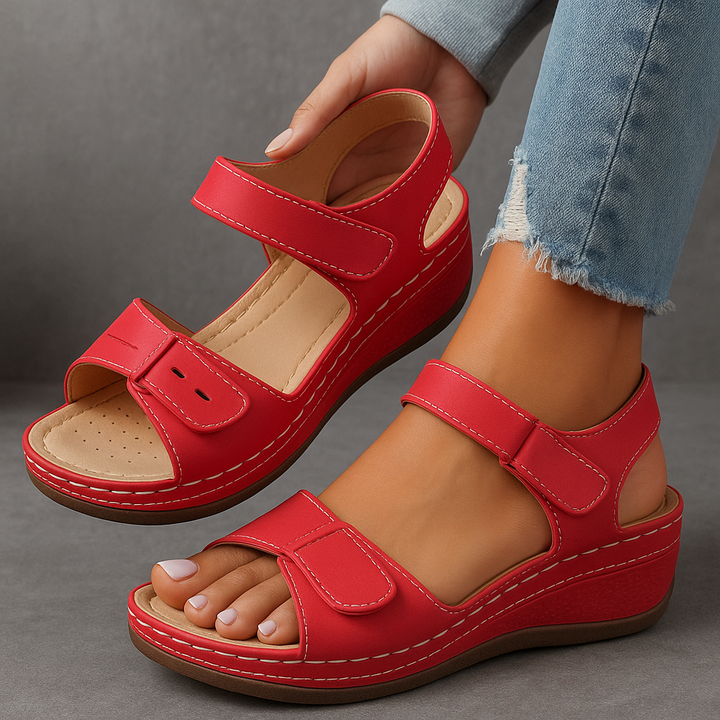 Marivel | Platform Sandals with Adjustable Straps