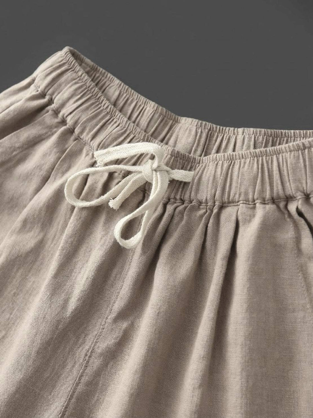 Mila | Straight Leg Pants With Drawstring Waist