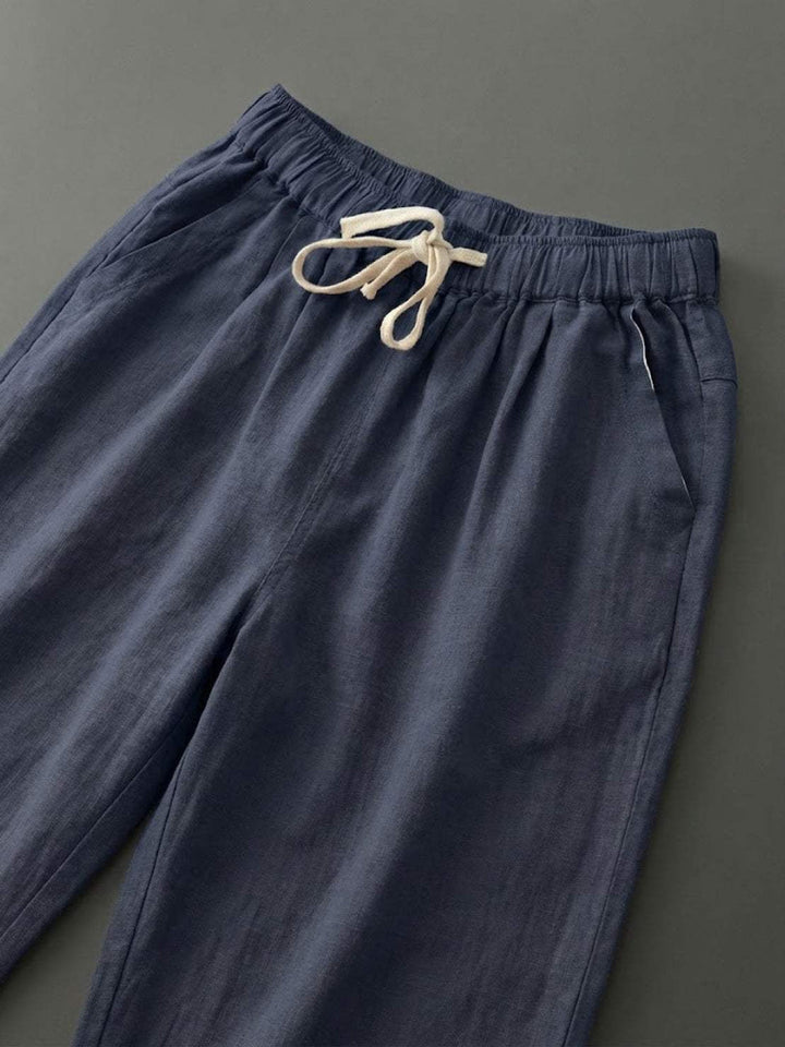 Mila | Straight Leg Pants With Drawstring Waist
