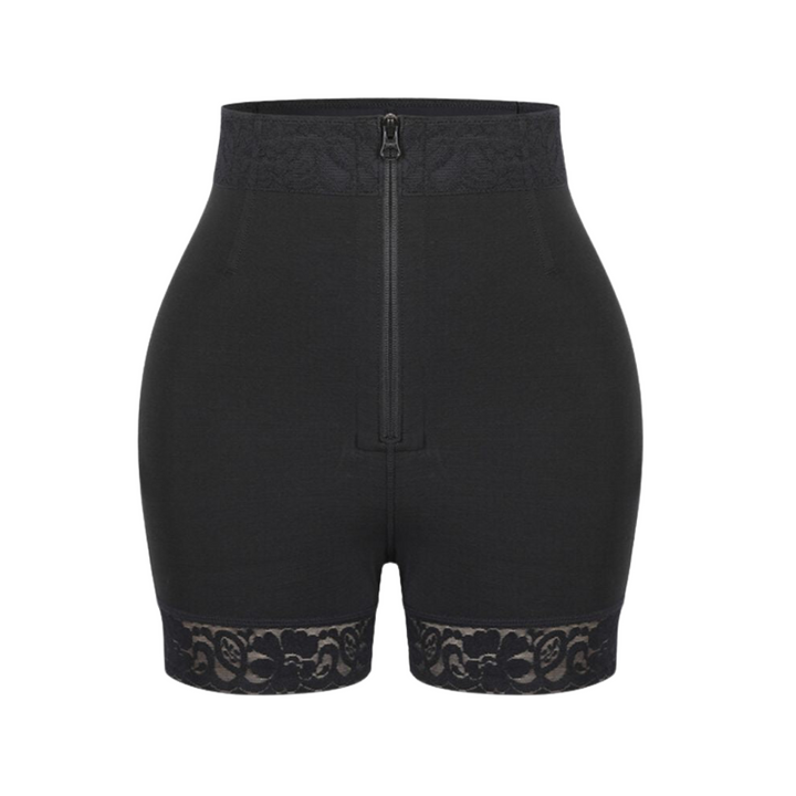 Monica | High Waist Shapewear Shorts With Zip Front