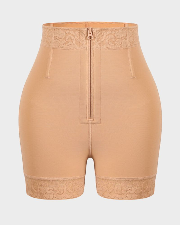 Monica | High Waist Shapewear Shorts With Zip Front
