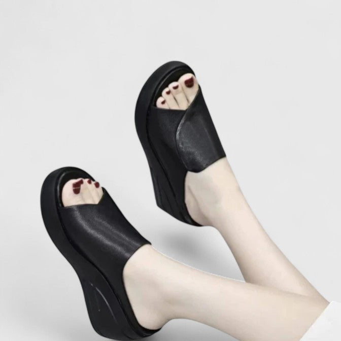 Monica | Platform Wedge Sandals with Open Toe