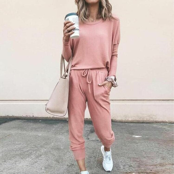 Nadine | Casual Two Piece Lounge Set with Drawstring Pants