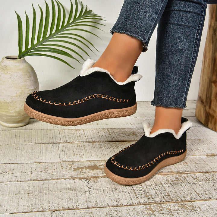 Naomi | Lined Slip On Ankle Boots