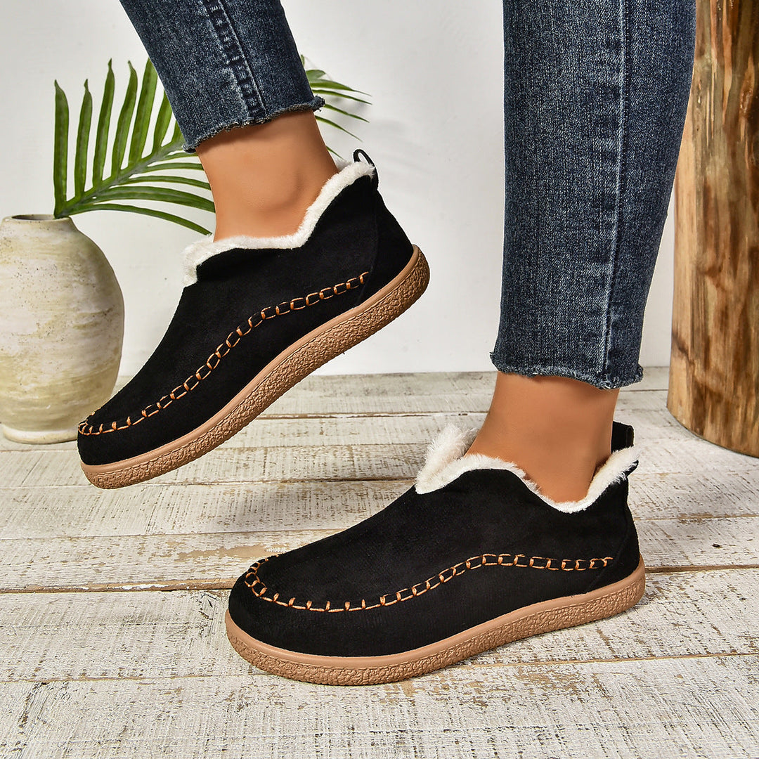 Naomi | Lined Slip On Ankle Boots