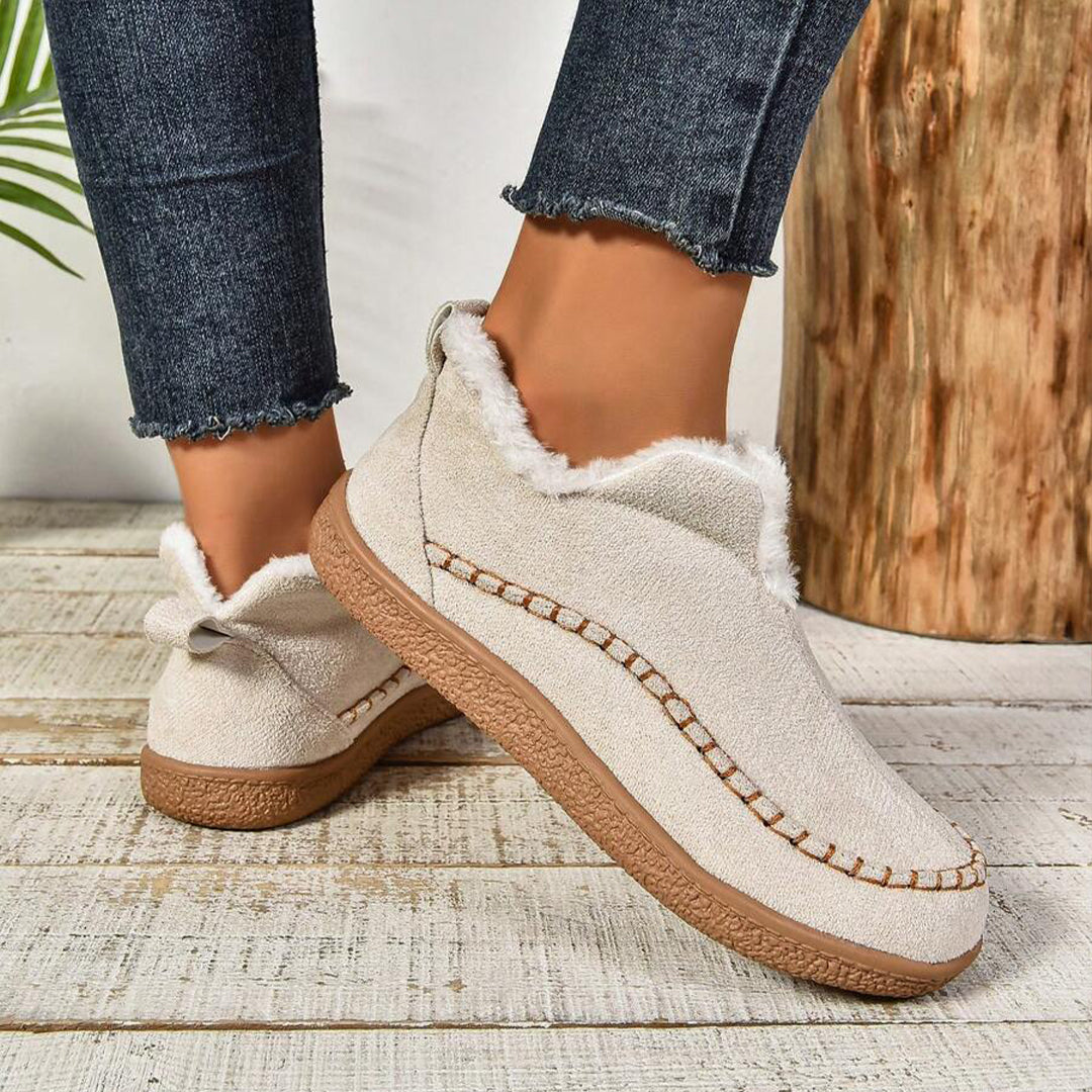 Naomi | Lined Slip On Ankle Boots
