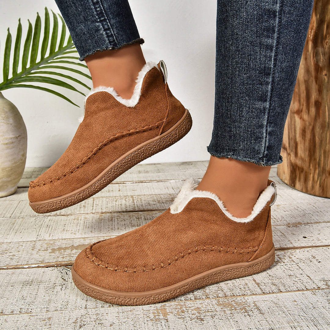Naomi | Lined Slip On Ankle Boots