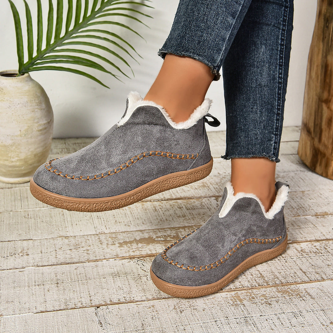 Naomi | Lined Slip On Ankle Boots