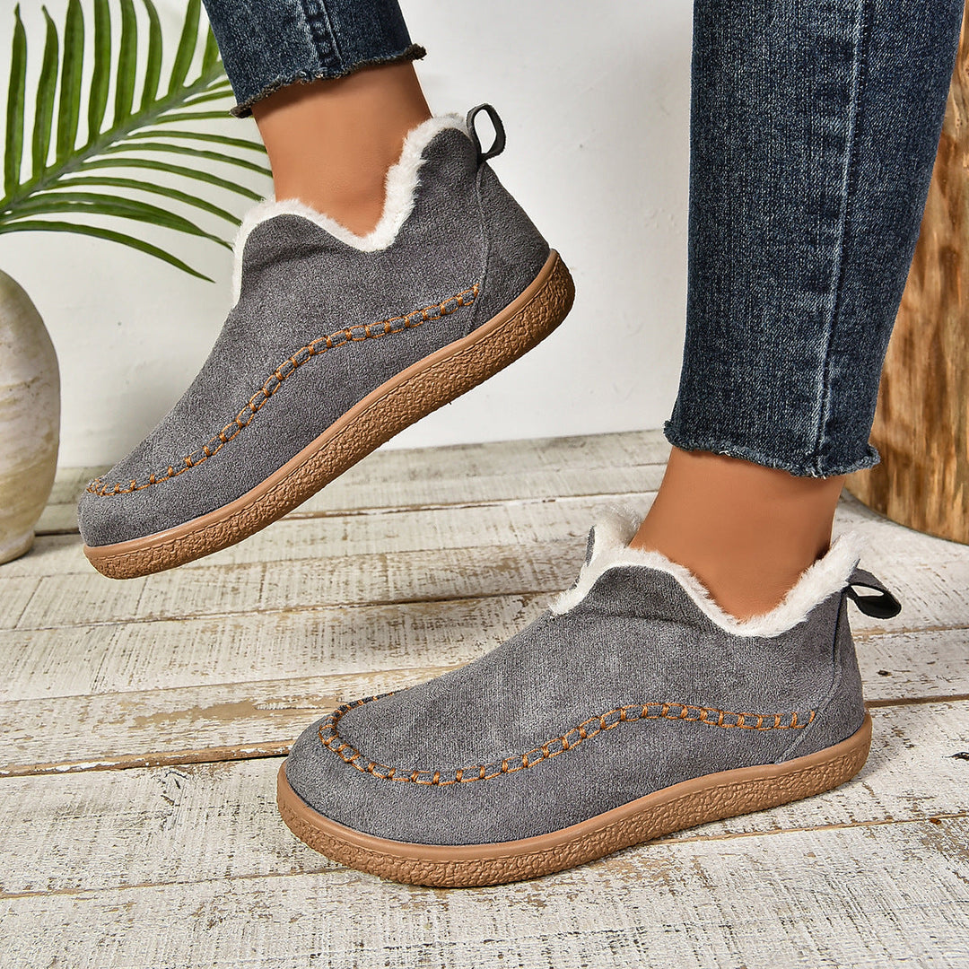 Naomi | Lined Slip On Ankle Boots