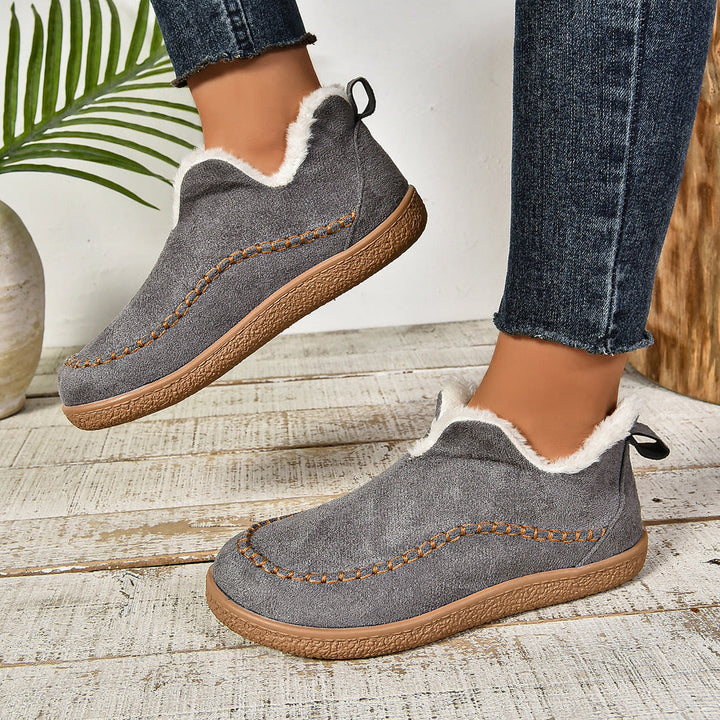 Naomi | Lined Slip On Ankle Boots