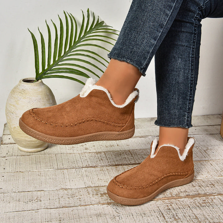 Naomi | Lined Slip On Ankle Boots