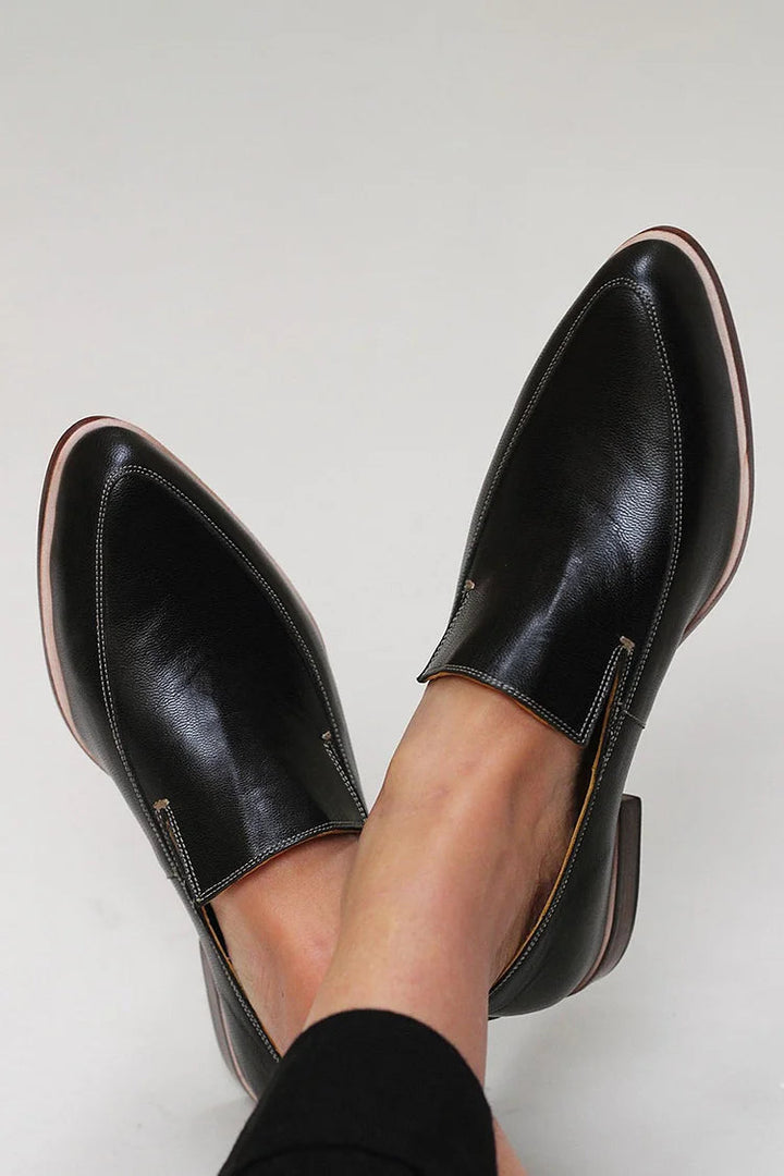 Natalie | Minimalist Slip On Loafers with Sleek Finish