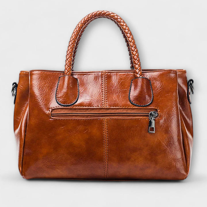 Nerine | Satchel Bag with Braided Handles