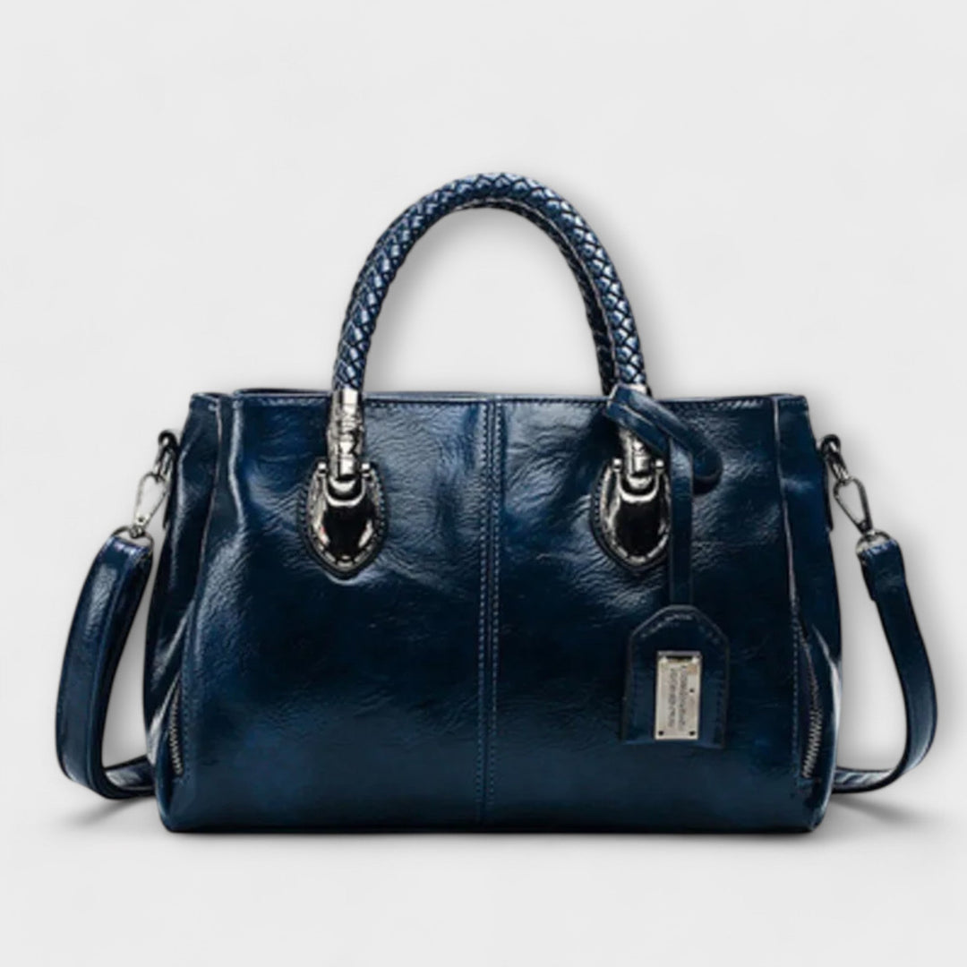 Nerine | Satchel Bag with Braided Handles