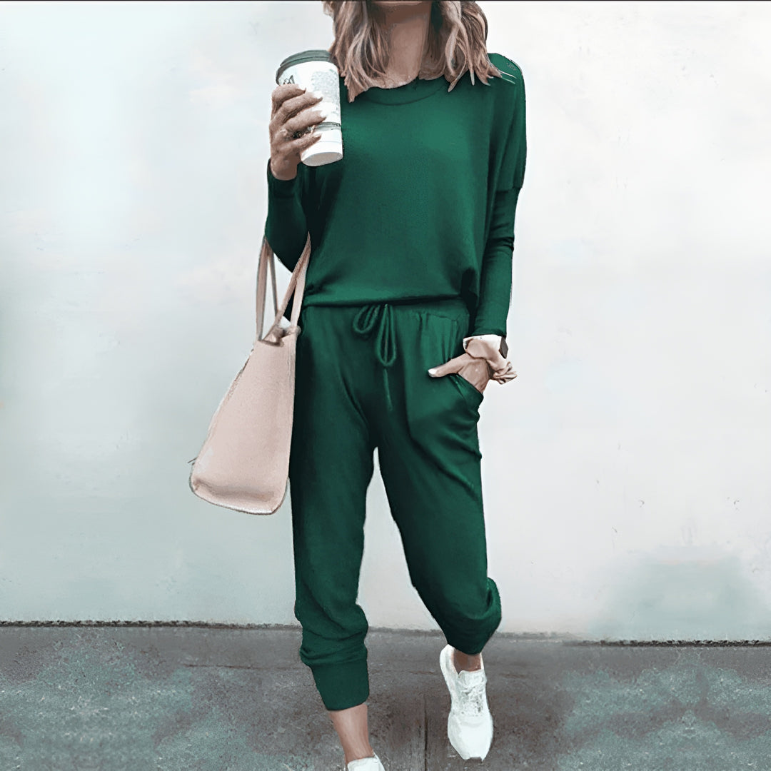 Nola | Casual Two Piece Lounge Set with Jogger Pants