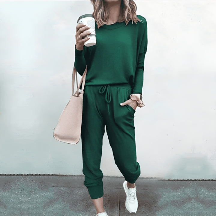 Nola | Casual Two Piece Lounge Set with Jogger Pants