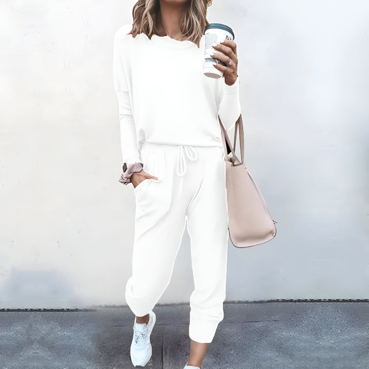 Nola | Casual Two Piece Lounge Set with Jogger Pants