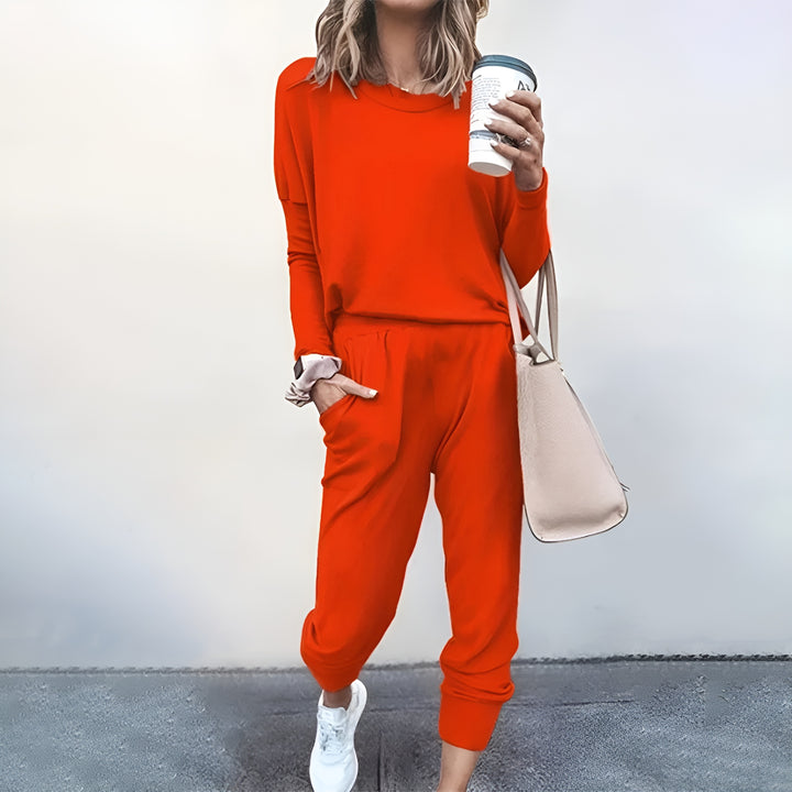 Nola | Casual Two Piece Lounge Set with Jogger Pants