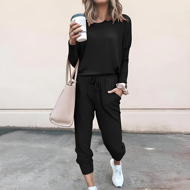 Nola | Casual Two Piece Lounge Set with Jogger Pants