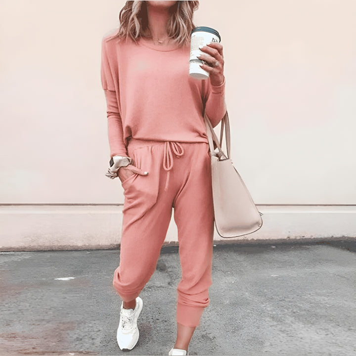 Nola | Casual Two Piece Lounge Set with Jogger Pants