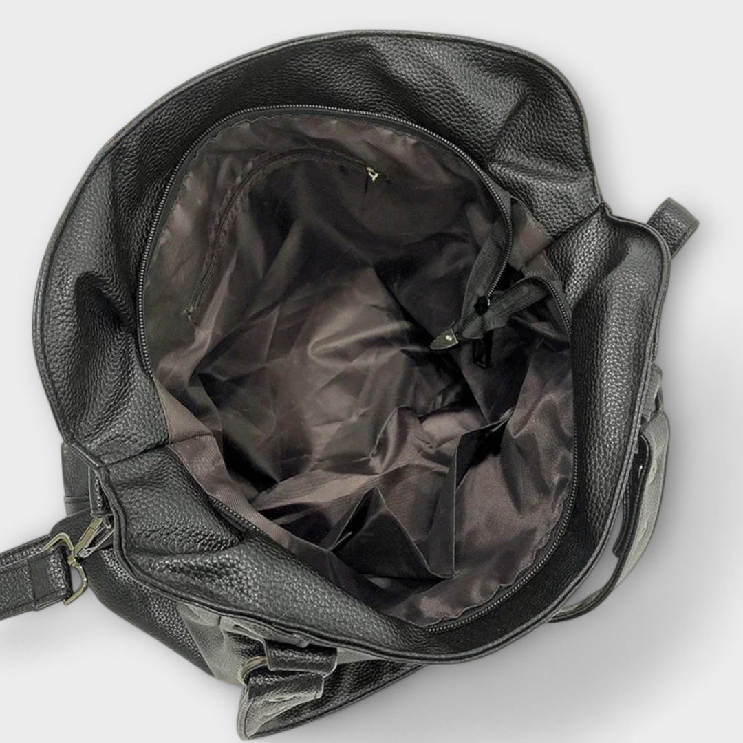 Noor | Slouchy Hobo Bag with Studded Straps