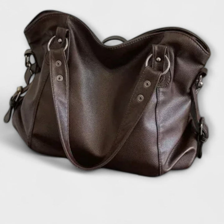 Noor | Slouchy Hobo Bag with Studded Straps