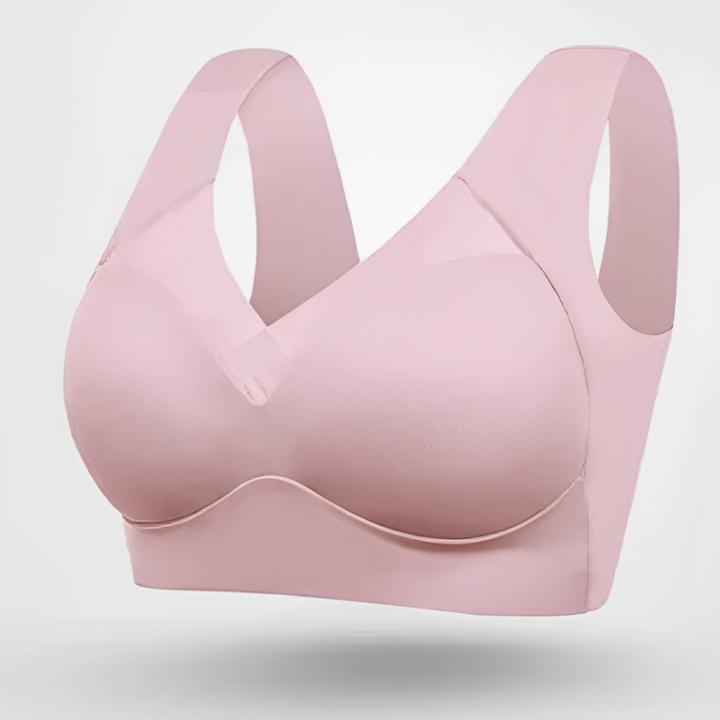 Nora | Seamless V Neck Bra With Wide Straps