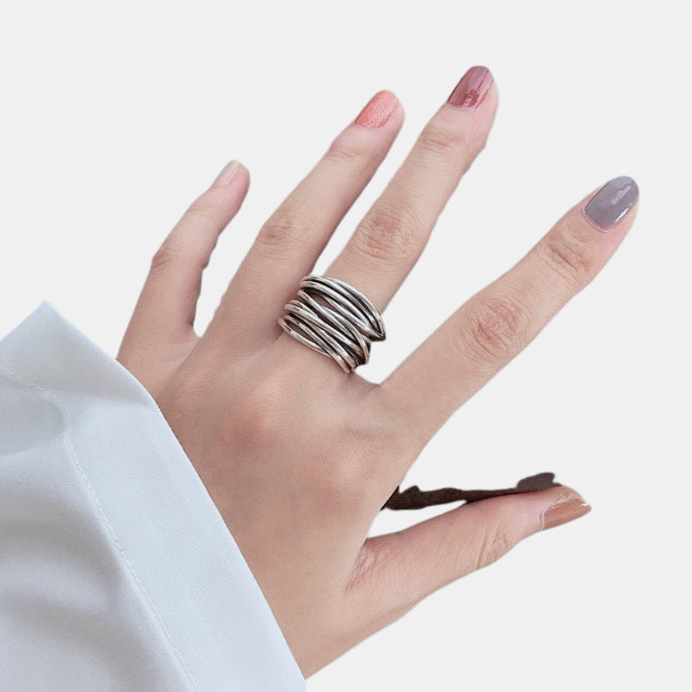 Novah | Modern Layered Wrap Ring