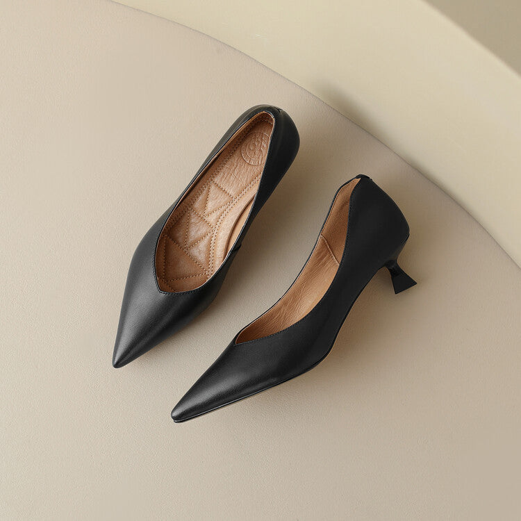 Camille | Pointed Toe Pump