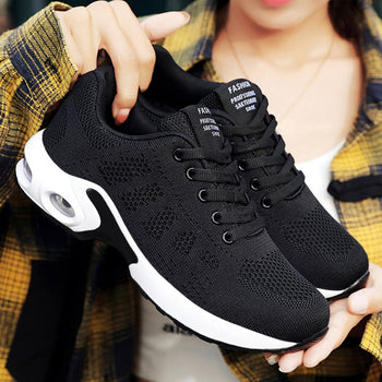 Paige | Mesh Lace Up Sneakers with Air Sole
