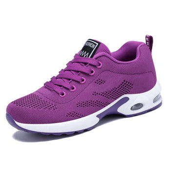 Paige | Mesh Lace Up Sneakers with Air Sole