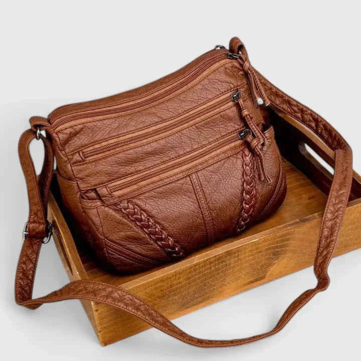 Pamelia | Crossbody Bag with Multiple Zip Pockets