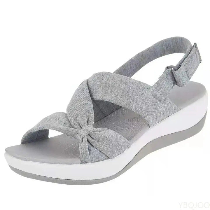 Parthenia | Casual Sandals with Knot Strap Design