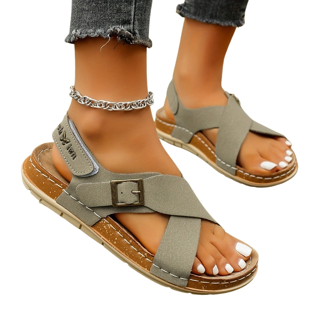 Persephone | Strappy Sandals with Adjustable Ankle Strap