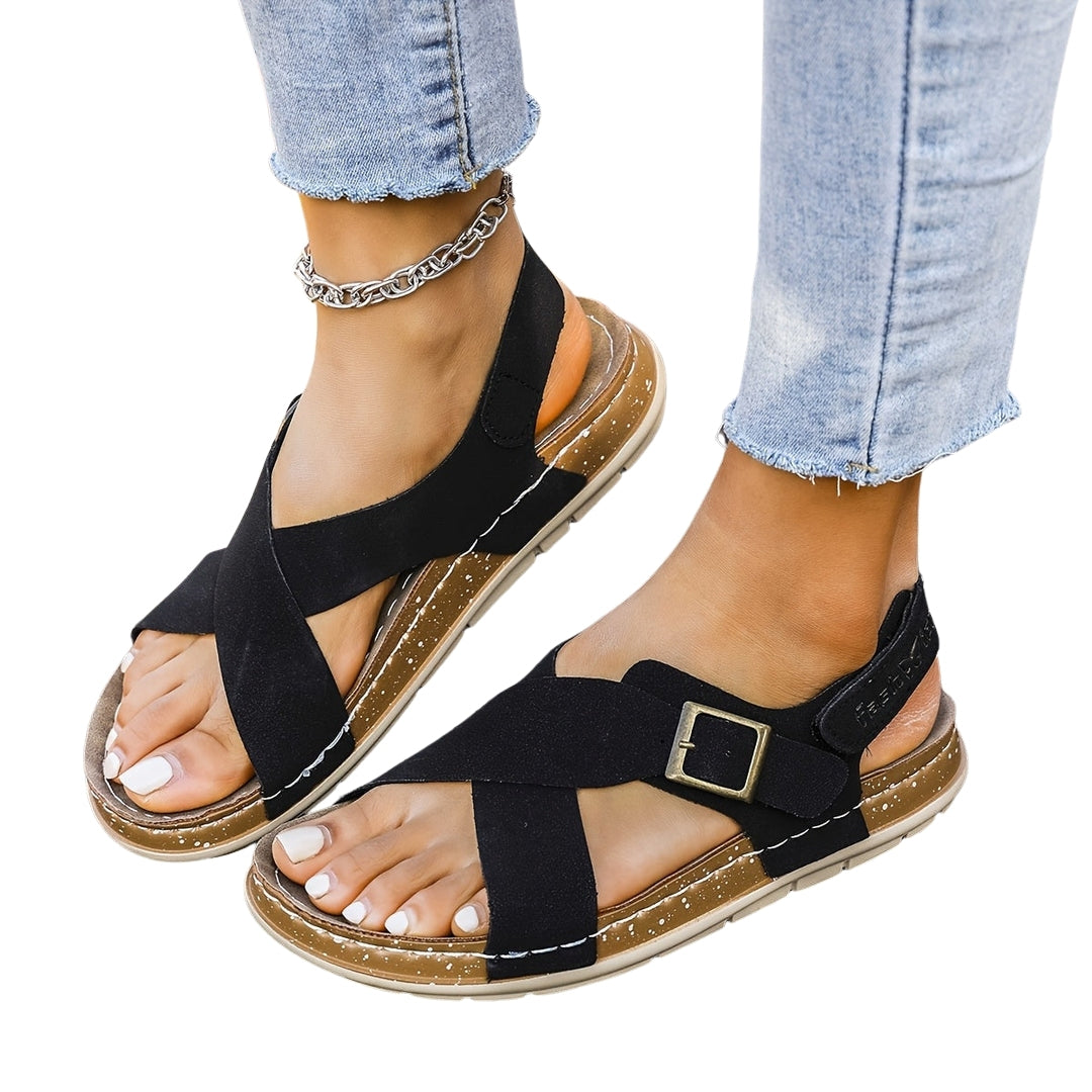 Persephone | Strappy Sandals with Adjustable Ankle Strap