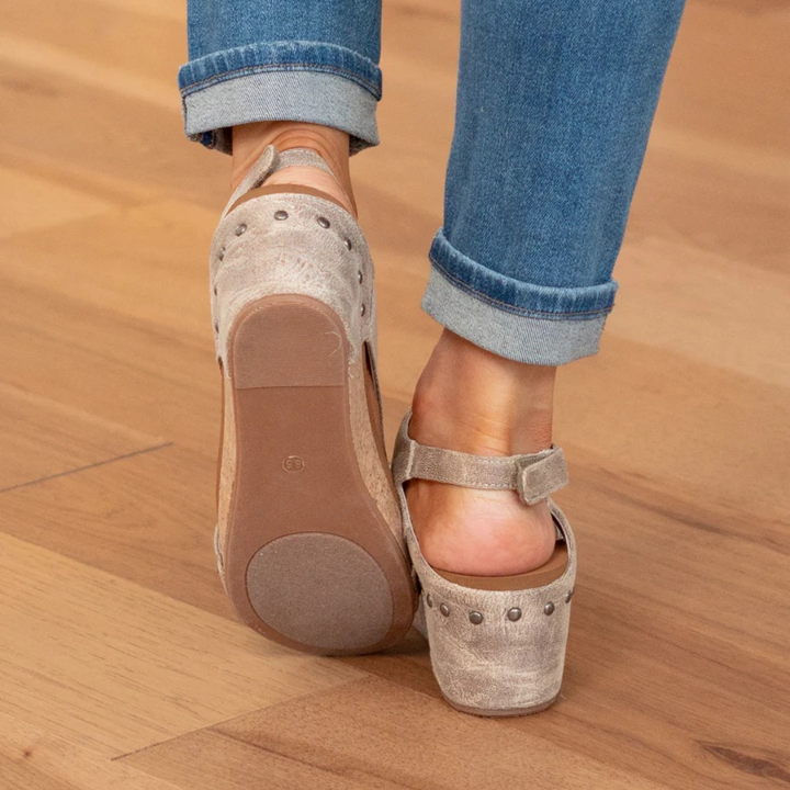 Petula | Platform Sandals with Cutout Upper