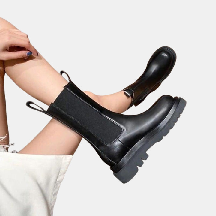 Pippa | Chunky Chelsea Boots with Lug Sole