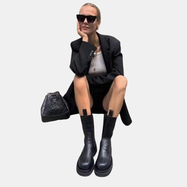 Pippa | Chunky Chelsea Boots with Lug Sole